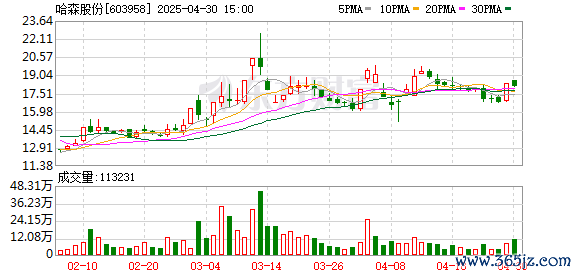 实力配资平台 哈森股份：2024年亏损9640.74万元