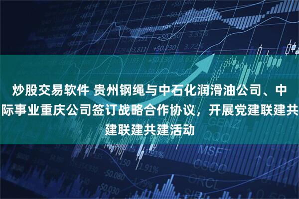 炒股交易软件 贵州钢绳与中石化润滑油公司、中石化国际事业重庆公司签订战略合作协议，开展党建联建共建活动